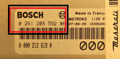 Immo Off Service for Maserati GranTurismo Quattroporte M145 4.2L – Immobilizer Defeat Bosch 0261208592