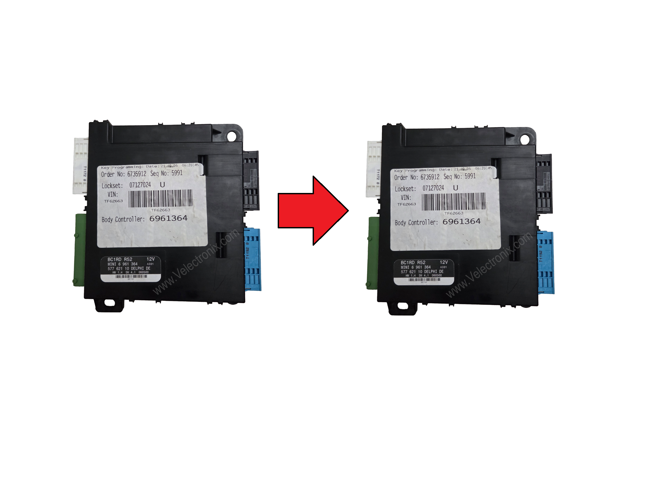 Mini Cooper R52 Convertible BCM Cloning Service 2004-2008 – Velectronix