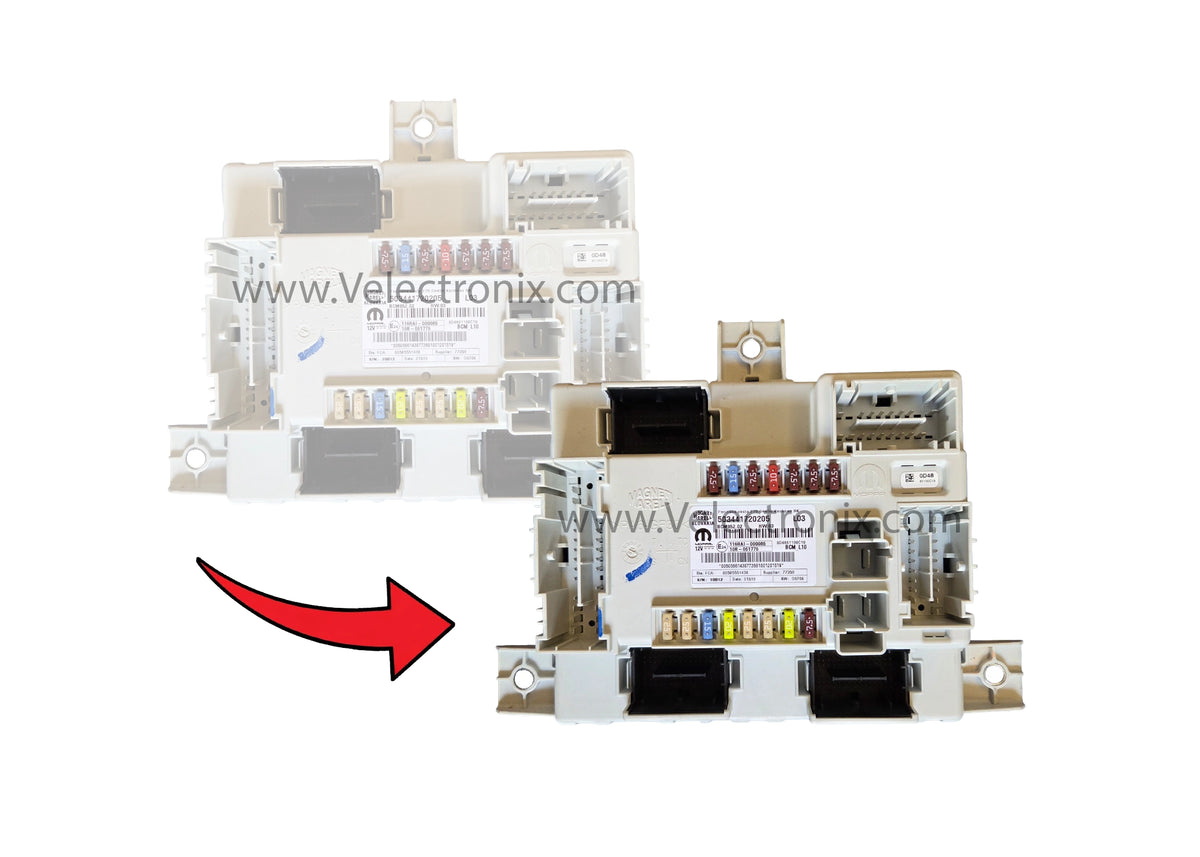 Alfa Romeo Giulia BCM952 and Stelvio BCM949 body computer cloning service, original and donor modules