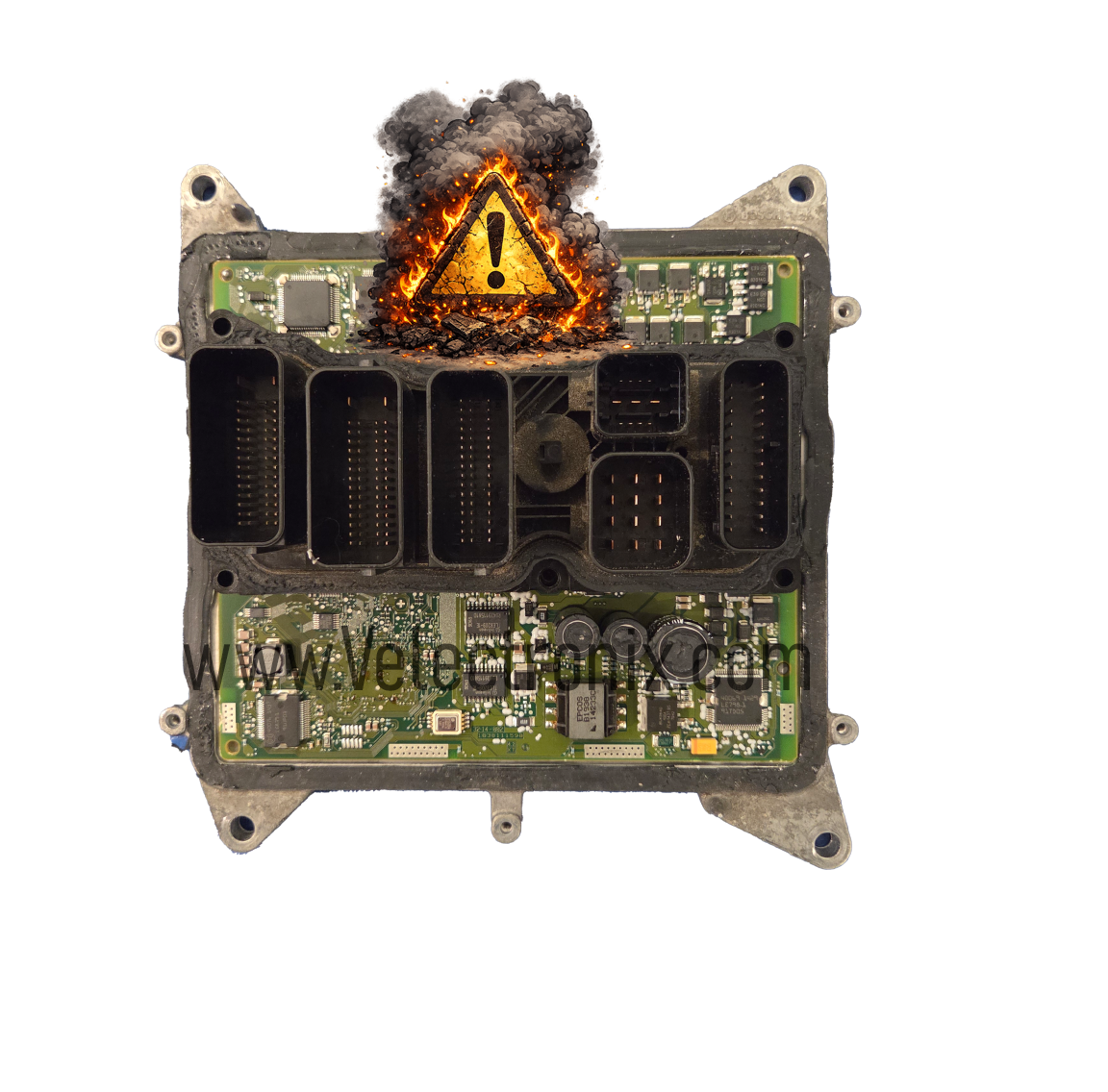 Professional bench recovery and chip-level cloning for BMW MEVD17.2x DME with no OBD communication – dead ECU repair service