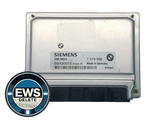 BMW MS43 ECU engine control module for EWS delete programming