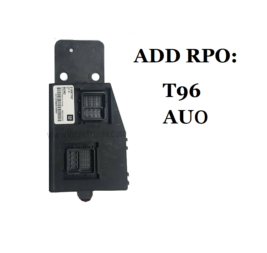 2004-2007 Chevrolet Colorado GMC Canyon BCM programming service for fog lights and keyless entry upgrade