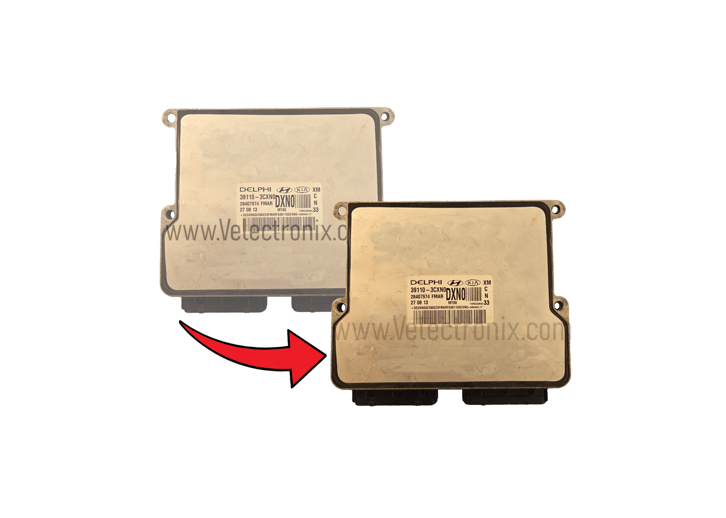 Delphi MT86 ECU clone programming service for Hyundai and Kia engine control modules