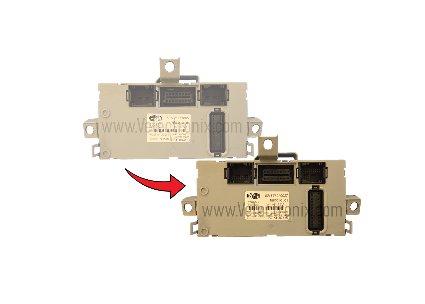 Maserati BCM Body Control Module cloning and programming service for 2005-2018 Quattroporte, GranTurismo, and GranCabrio