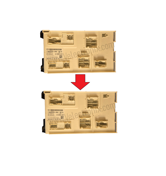 Mercedes Front SAM module clone programming service for W166 ML/GLE and X166 GL/GLS models – send original and exact-match replacement for plug-and-play configuration transfer of lighting, wipers, windows, and comfort features.