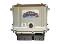 Front view of new aftermarket Mercedes-Benz M272 3.5L V6 ME9.7 engine control module ECU ECM.