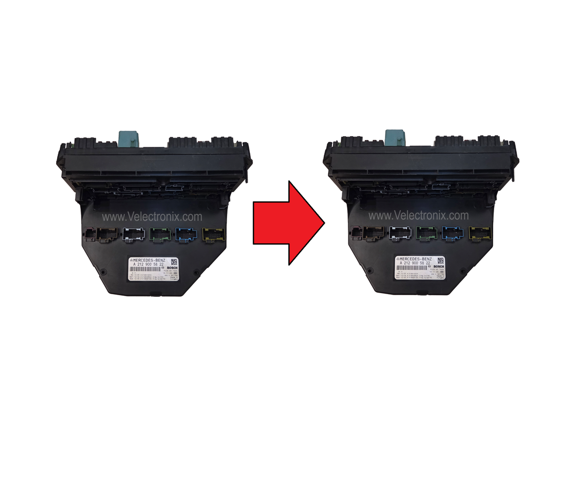 C Class Sam Module Mercedes W204 W212 Front SAM Cloning Programming Service – Velectronix