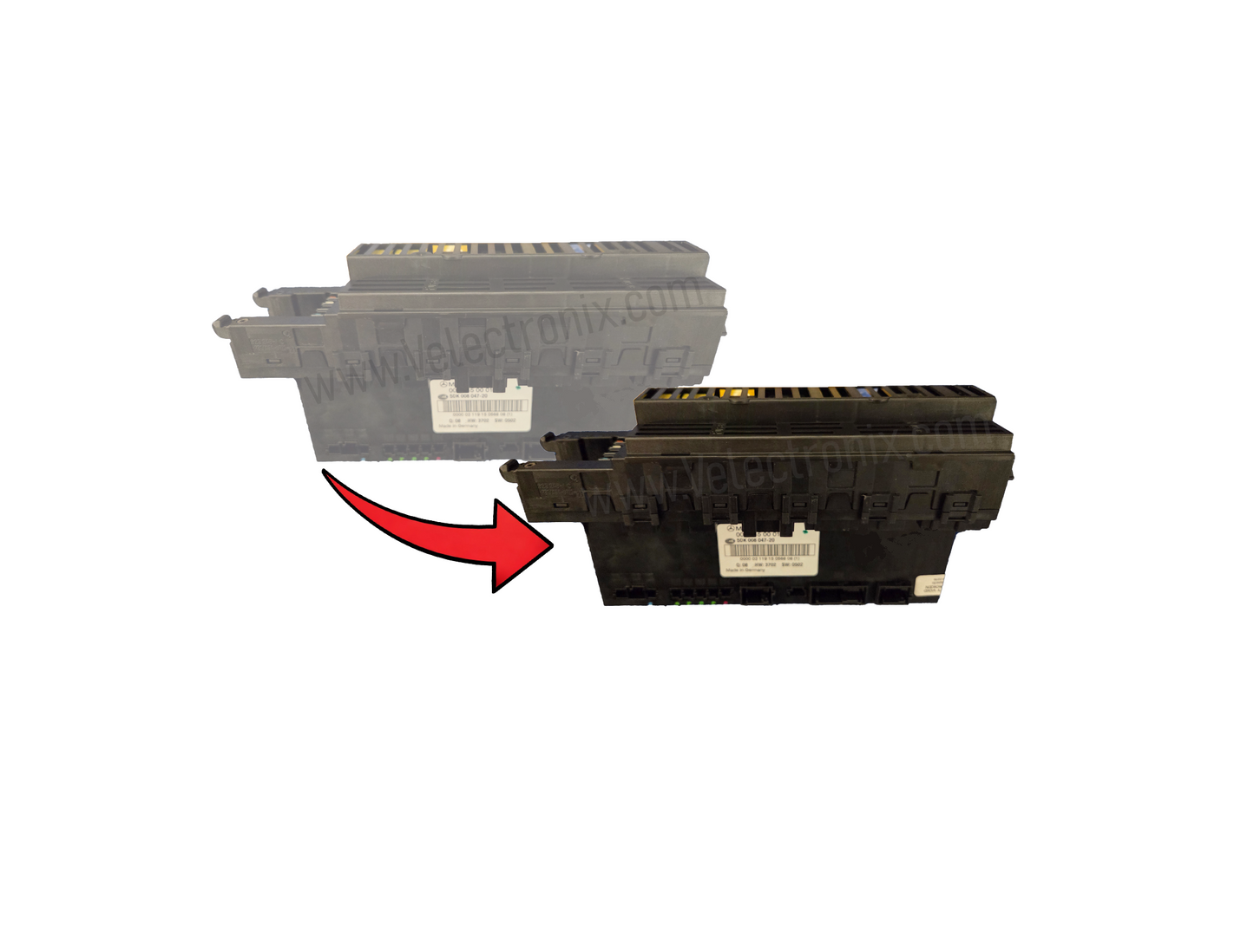 Mercedes W211 W219Rear SAM module cloning and programming service for 2003-2010 C-Class and E-Class vehicles