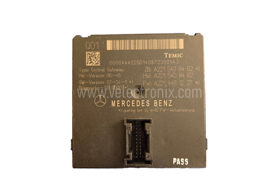 Mercedes-Benz CGW Central Gateway Module Cloning Service – S-Class W221 / CL-Class W216