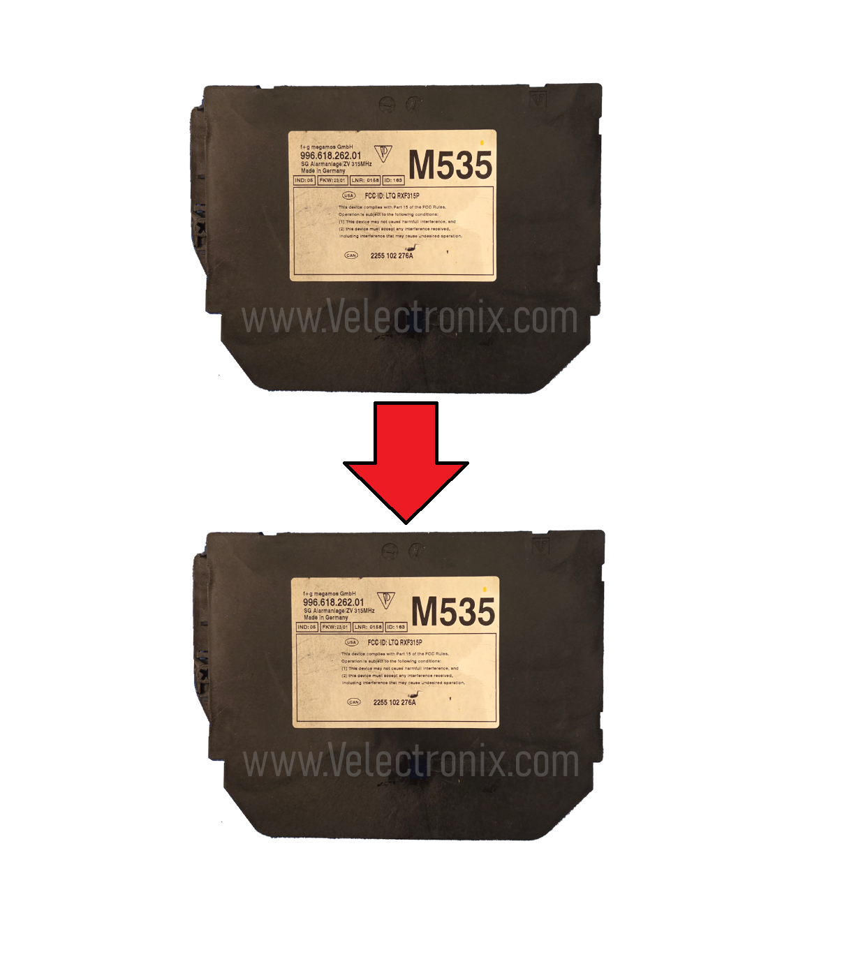 Porsche 986 & 996 Alarm Box Module Clone Programming. Common for Flood Damaged Modules.