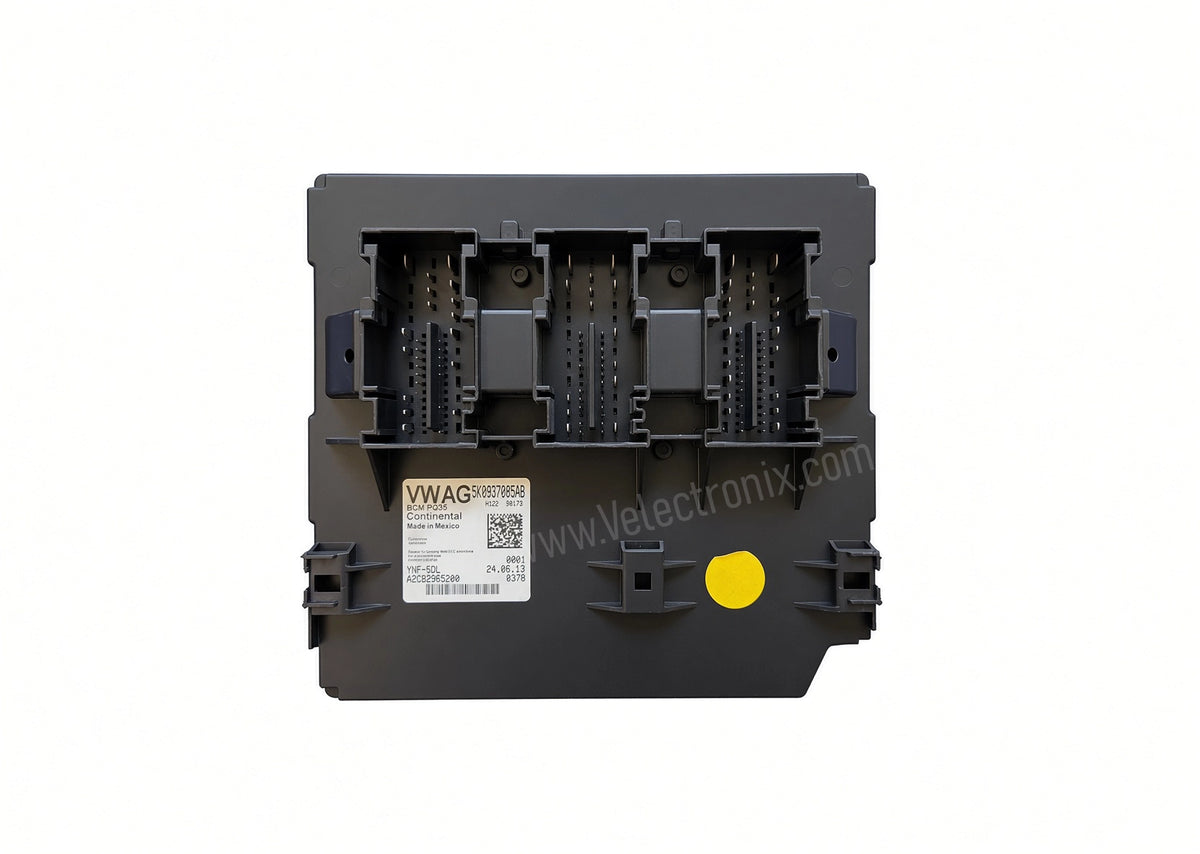 Replacement PQ35 J519 BCM prepared with vehicle-specific data for Volkswagen installation

