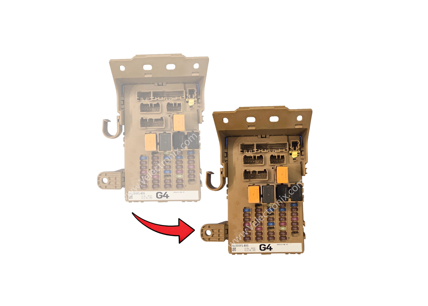 Subaru BCM BIU cabin fuse box module prepared for cloning