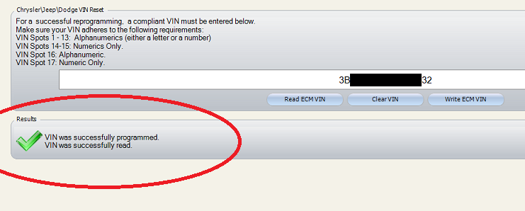 VIN PROGRAM WRITE SERVICE For 96-13 Chrysler Jeep Dodge  ECU ECM PCM COMPUTER