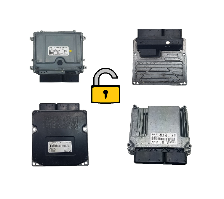 Mercedes FBS3 ECU virginize and unlock service for used engine control modules